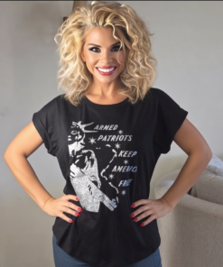 Rhinestone Armed Patriots Statue of Liberty